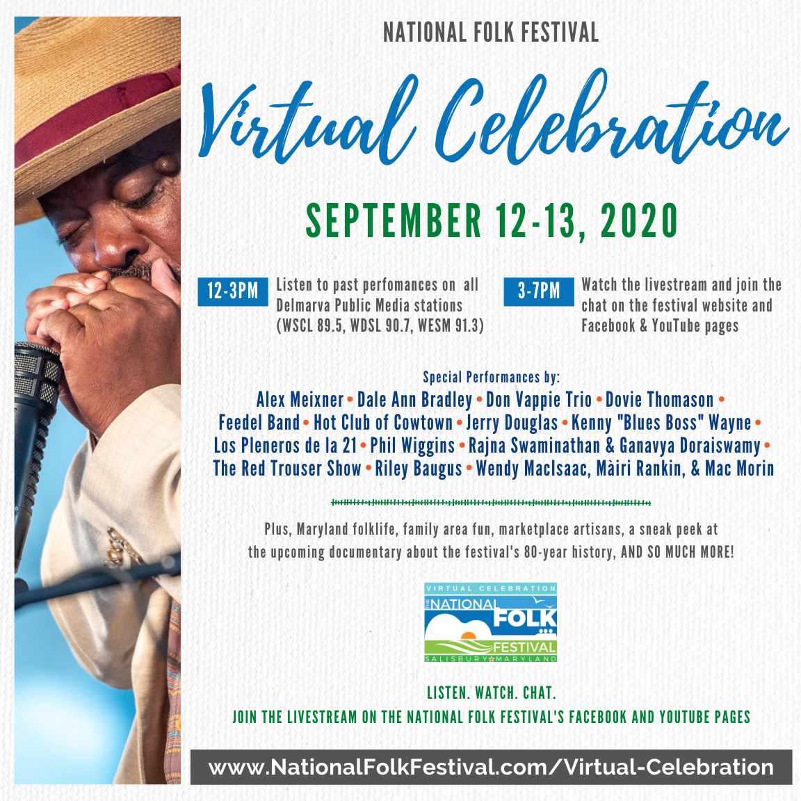 National Folk Festival Announces Plans for a Virtual Celebration