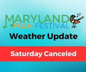 Weather Update - Saturday Canceled